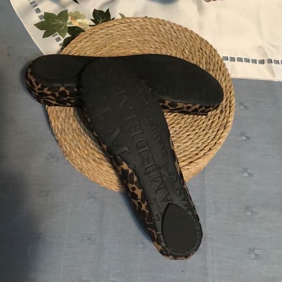 🌹HOST PICK-SAM EDELMAN TOE BEJEWELED LEOPARD PRINT BALLET FLATS/SZ 7.5 - Picture 4 of 9